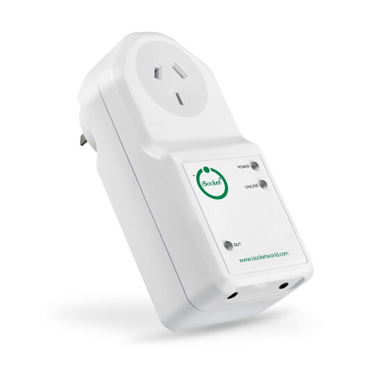 iSocket power outage notification device with power outage indicator, for Australia and New Zealand